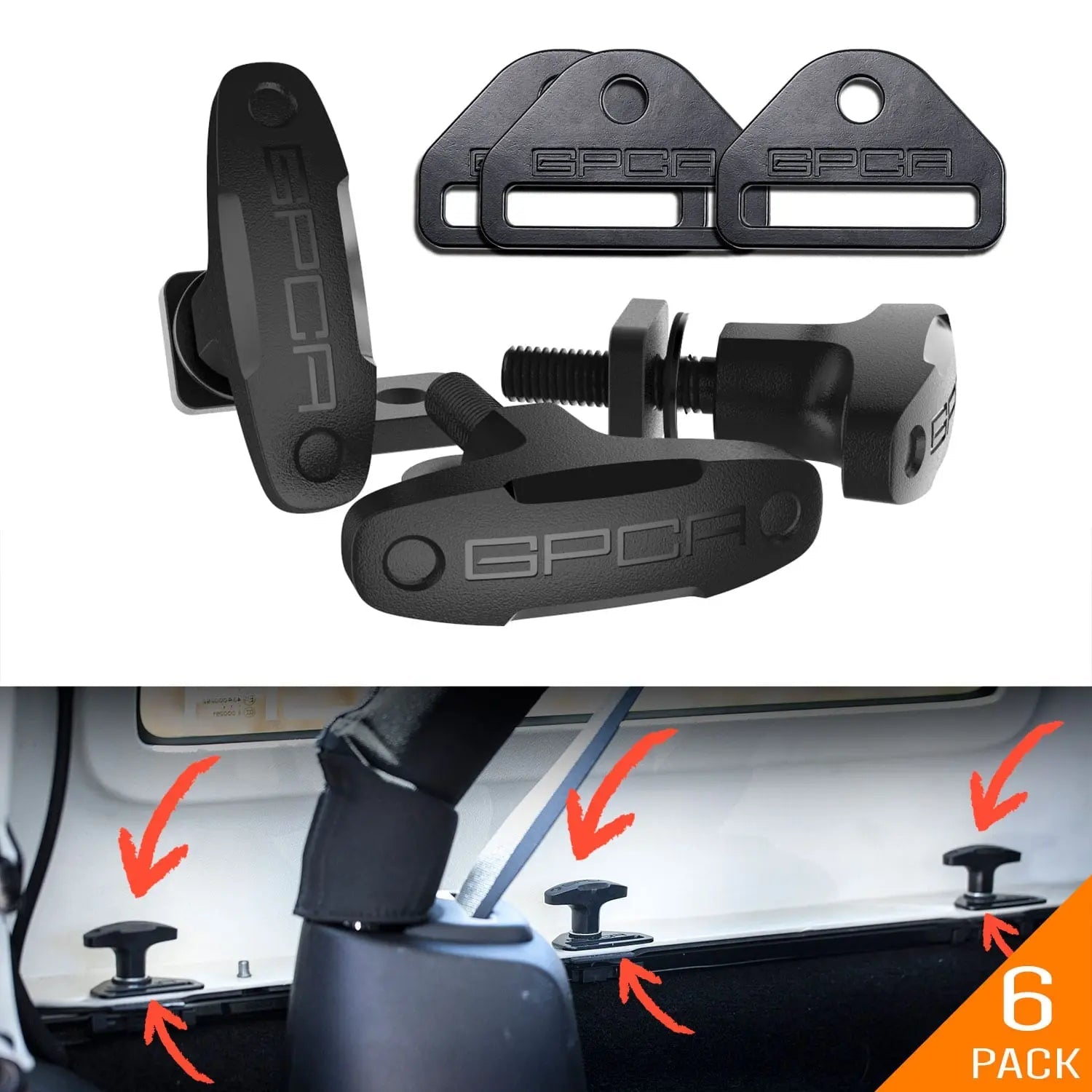 Jeep Wrangler Tie-Down Anchor PRO — Versatile Quick-Release