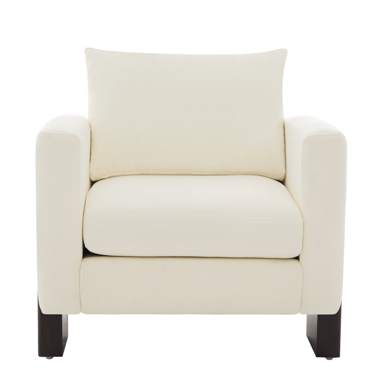 Modern Accent Chair Stylish Club Chair Armchair with Rubberwood Legs for Living Room, Bedroom, or Office