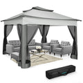 Pop Up Gazebo Pavilion With Mosquito Netting