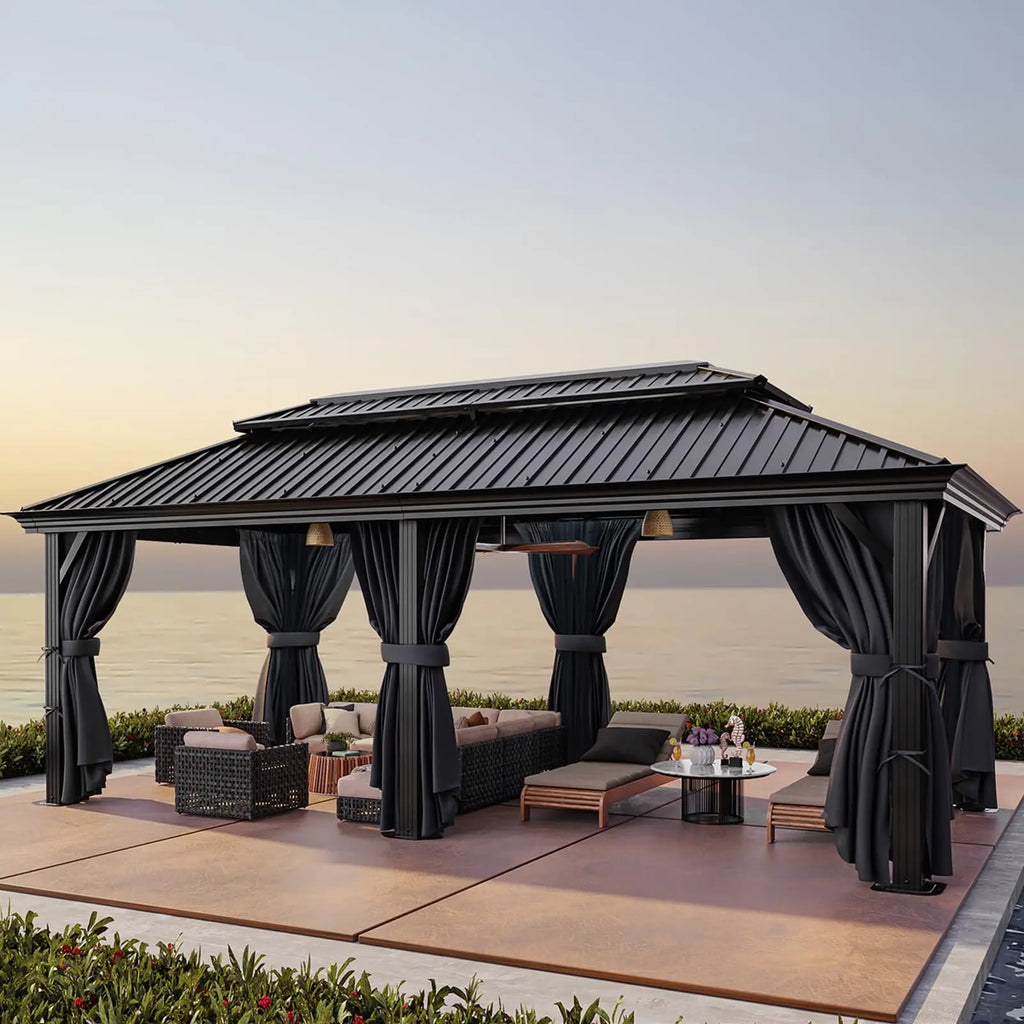 Hardtop Gazebo with Metal Roof