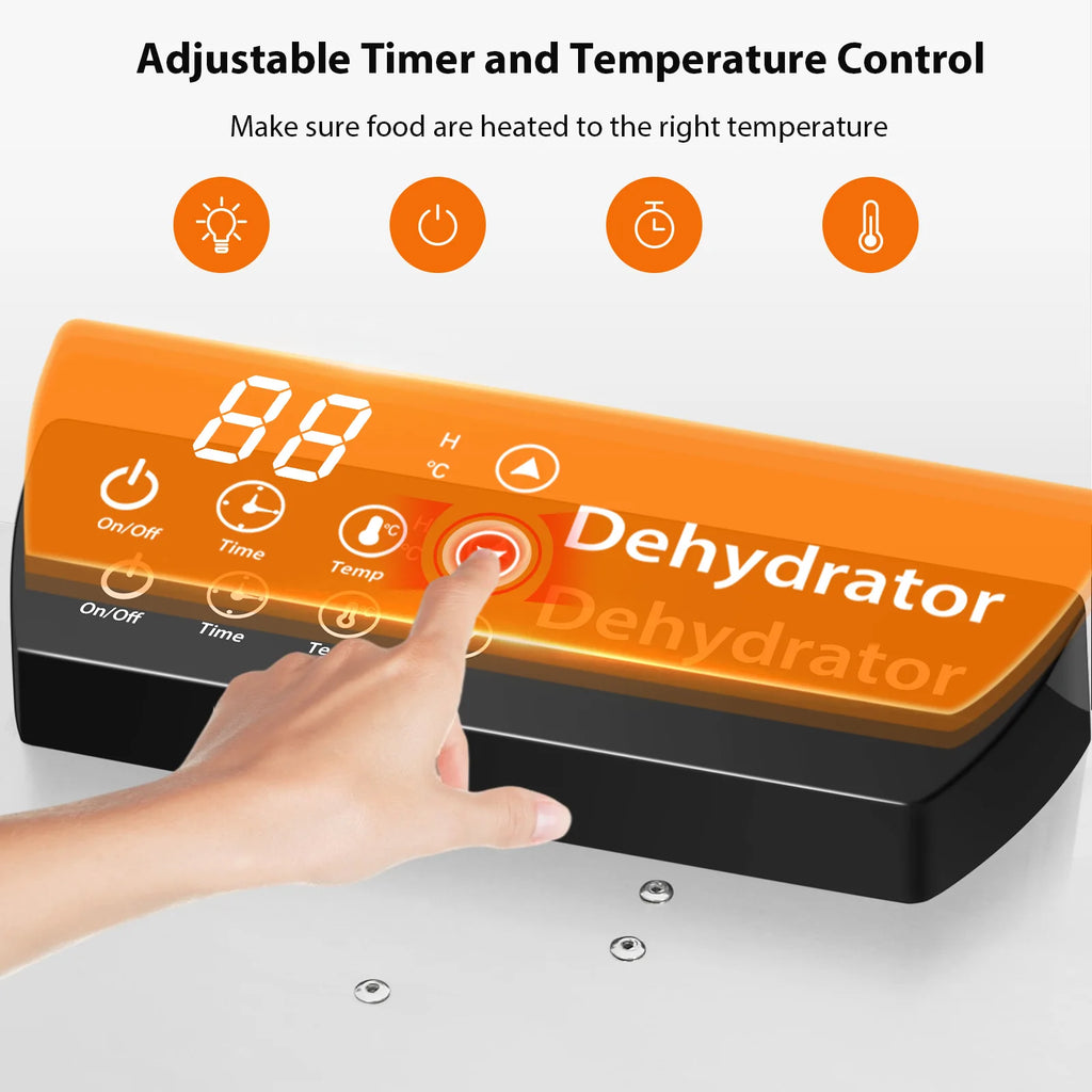 Commercial Grade Food Dehydrator, Stainless Steel 20 Trays