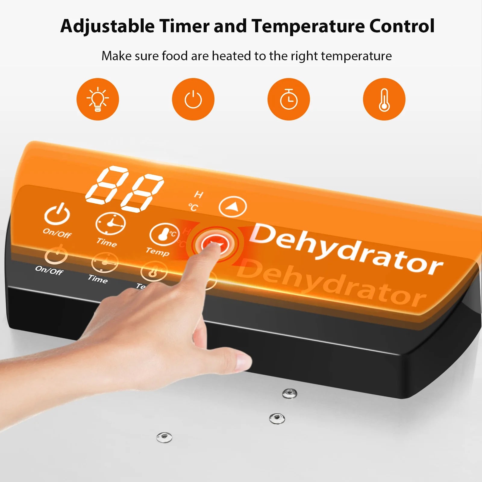 Commercial Grade Food Dehydrator, Stainless Steel 20 Trays