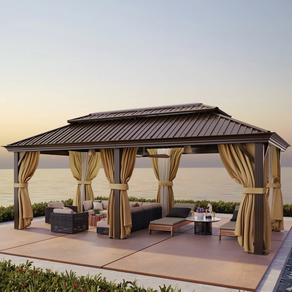 Hardtop Gazebo with Metal Roof