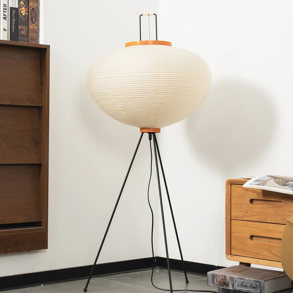 Rice Paper Minimalist Paper Floor Lamp