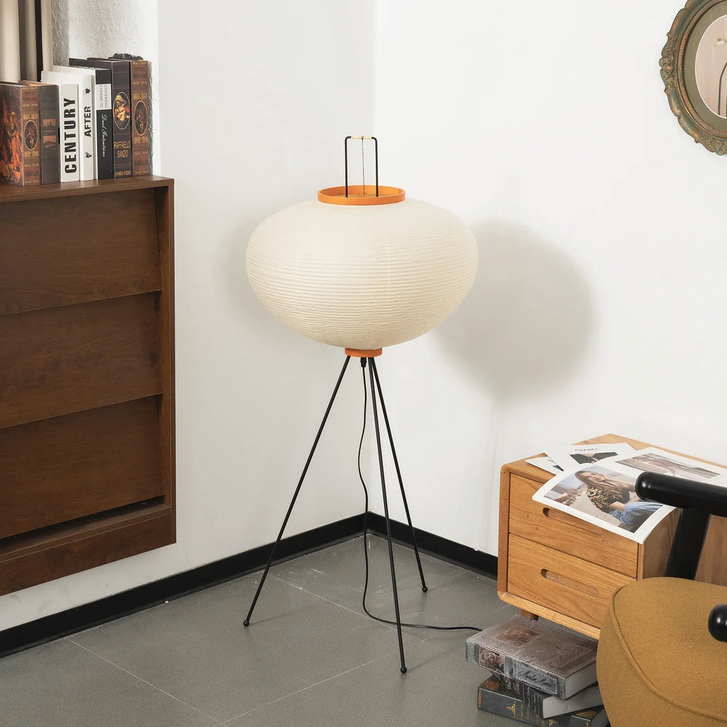 Rice Paper Minimalist Paper Floor Lamp