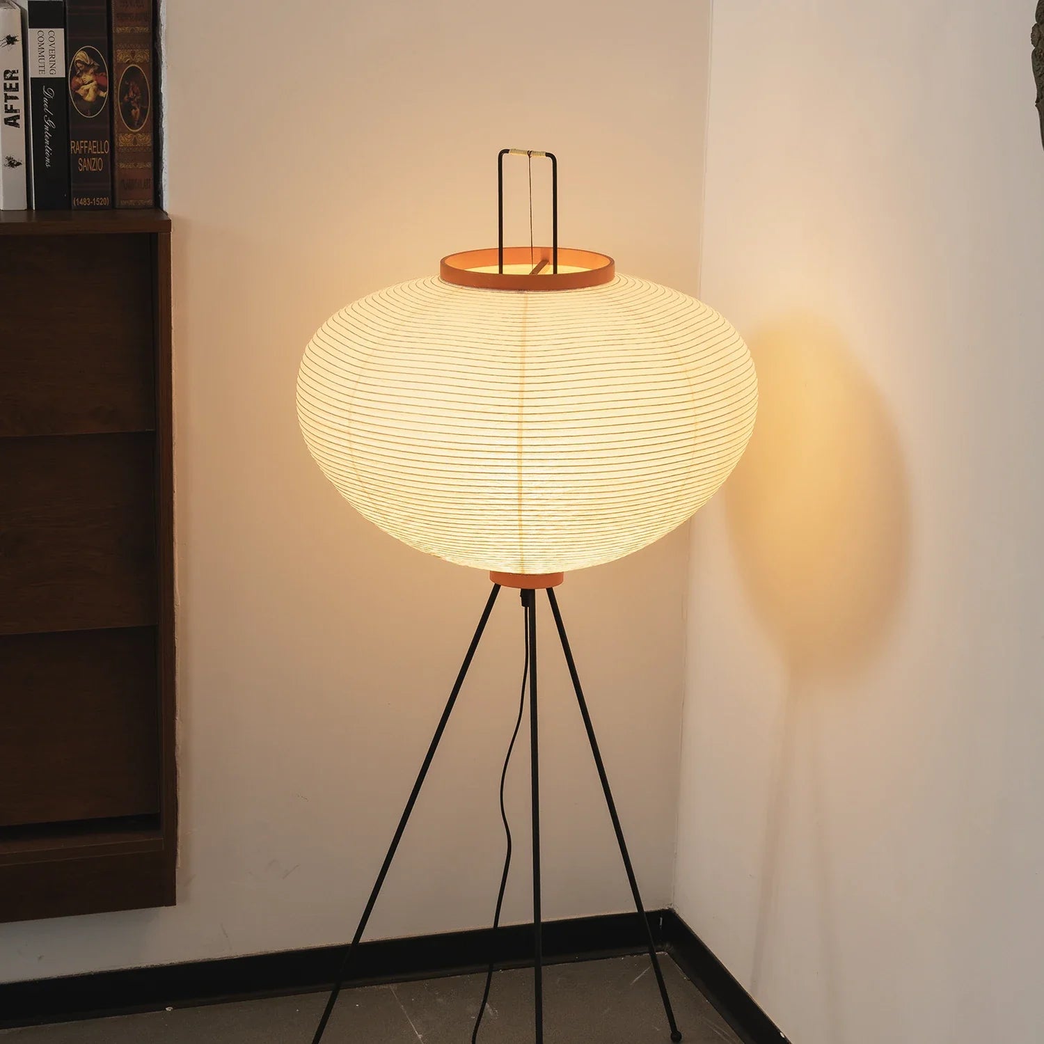 Rice Paper Minimalist Paper Floor Lamp