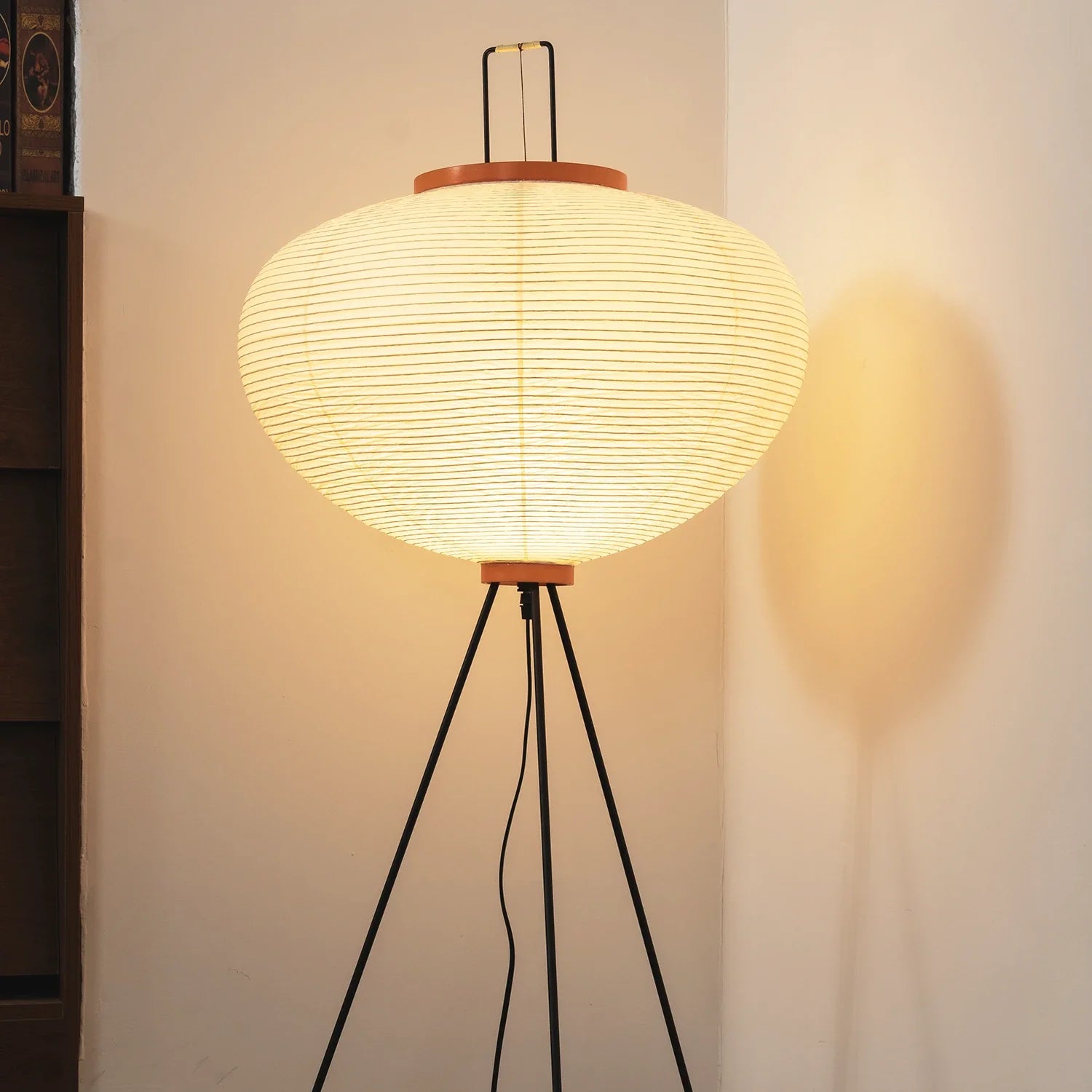 Rice Paper Minimalist Paper Floor Lamp