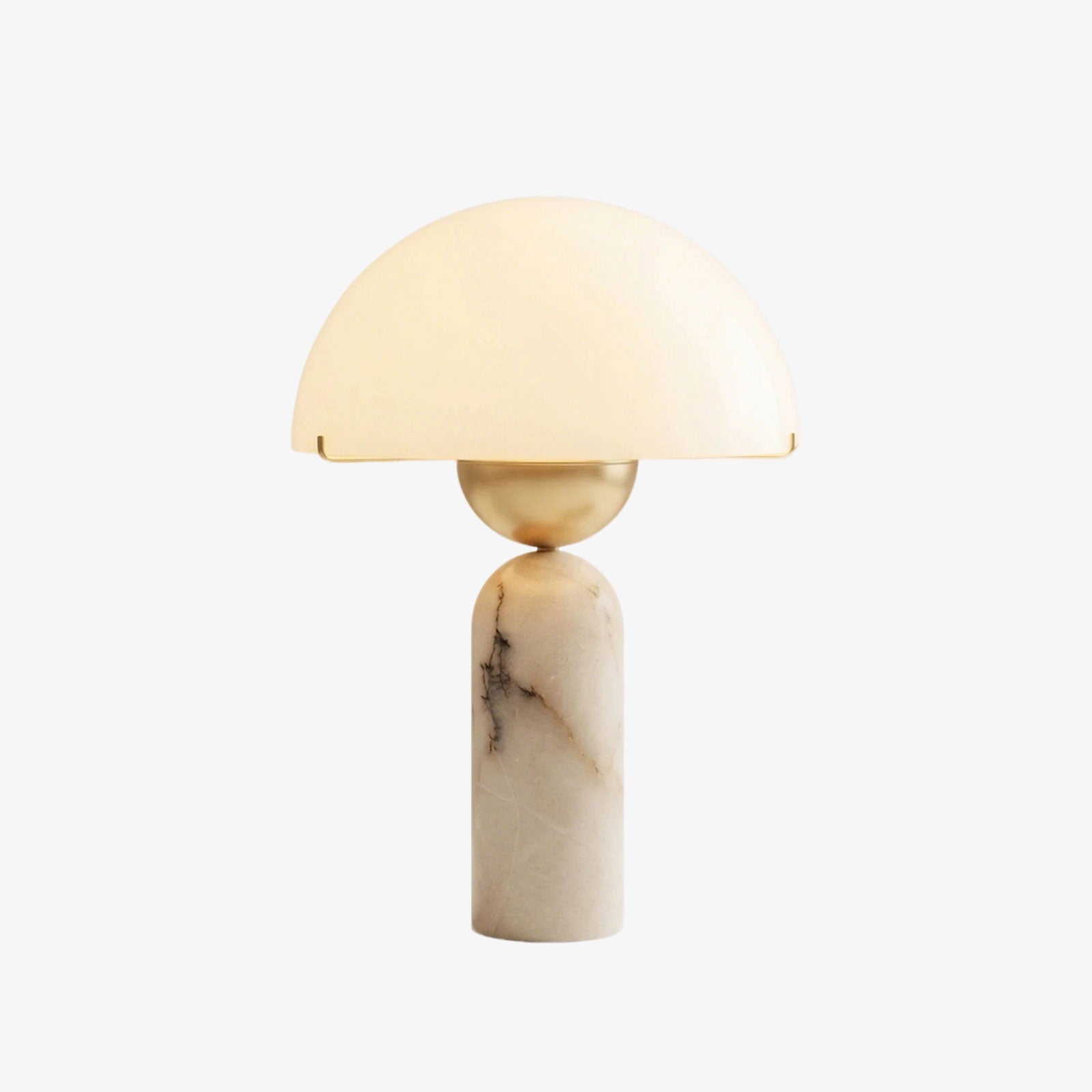 Alabaster Peono Dome Table Lamp