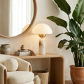 Alabaster Peono Dome Table Lamp