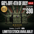 Green Camo Weekender Duffle Bag (FLASH SALE)