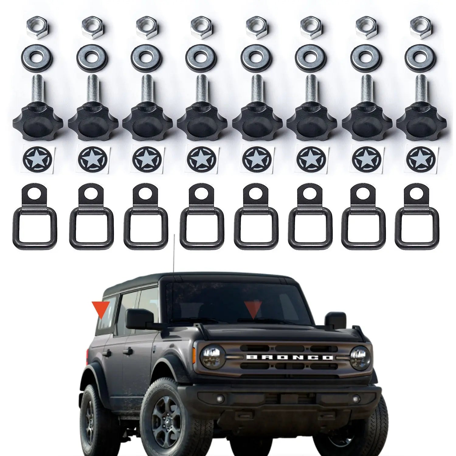 GP-Star Versatile Quick-Release Thumbscrew Set