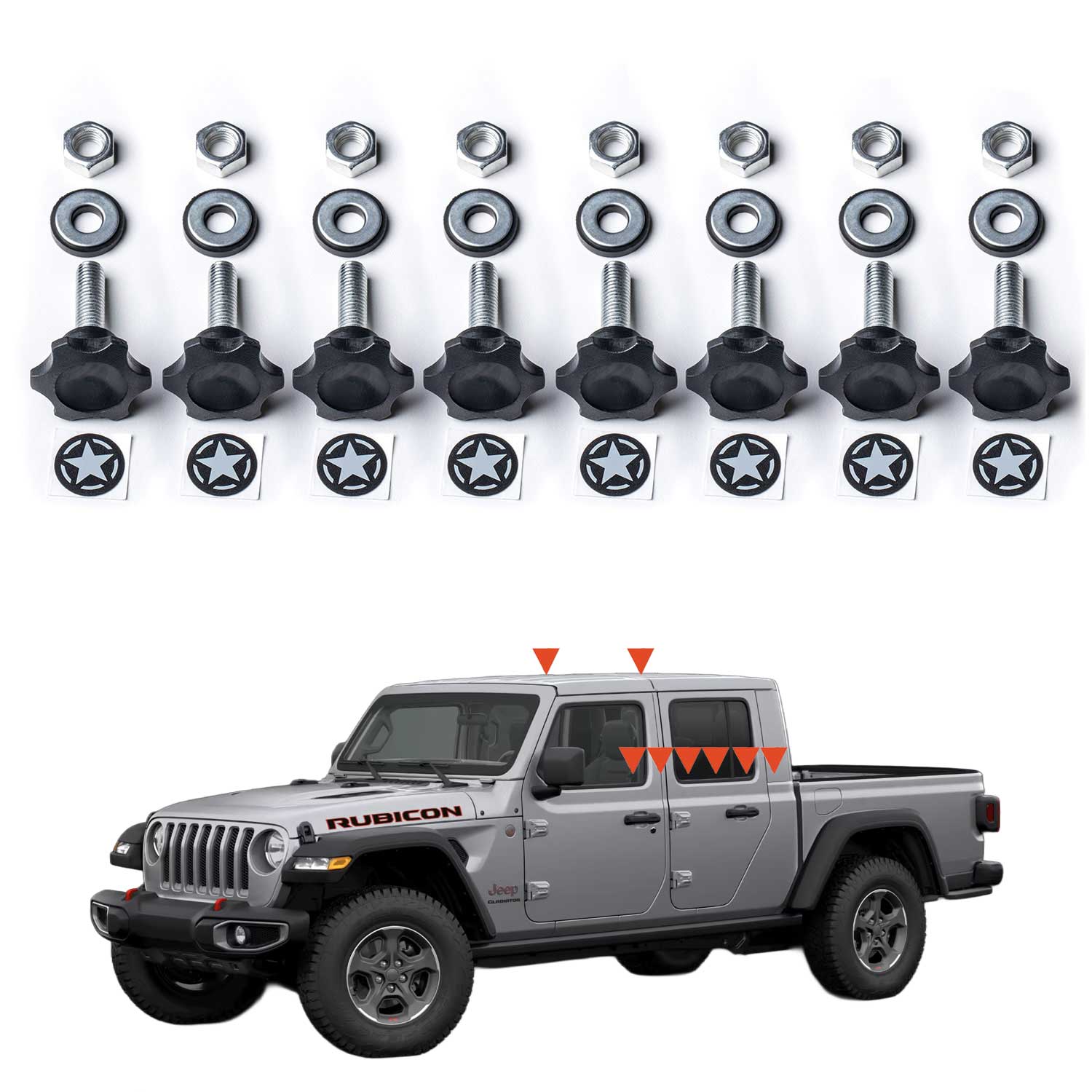 GP-Star Versatile Quick-Release Thumbscrew Set