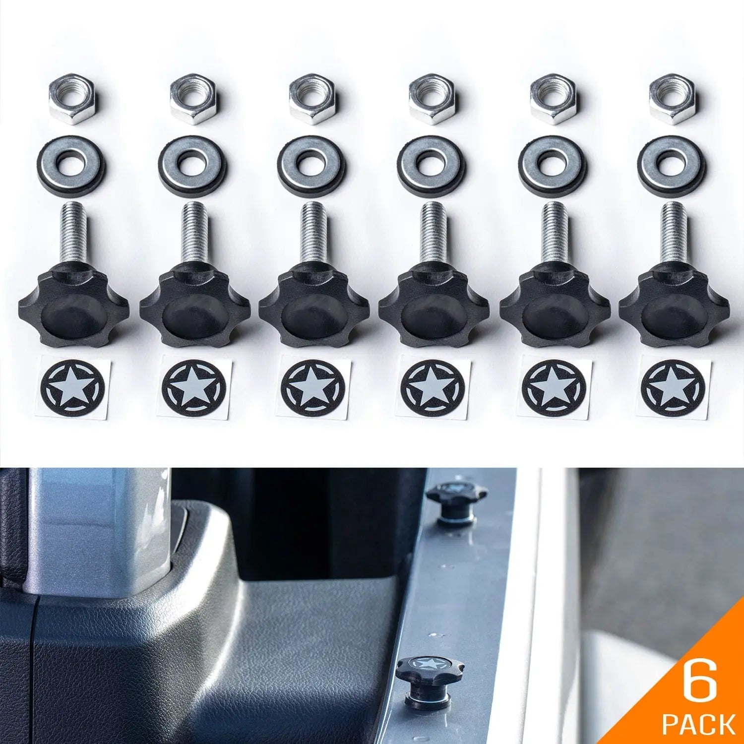 GP-Star Versatile Quick-Release Thumbscrew Set