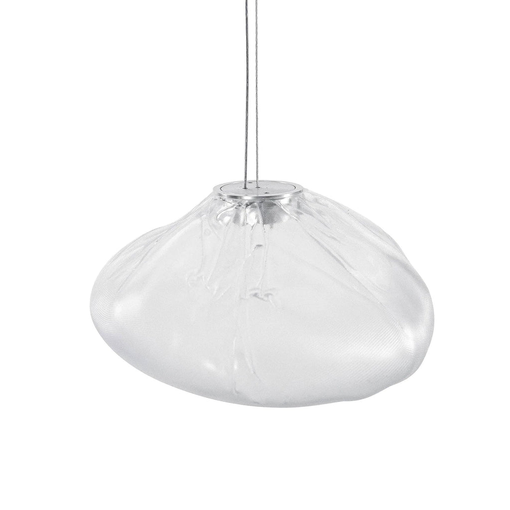 Halo Round Faceted Glass Chandelier