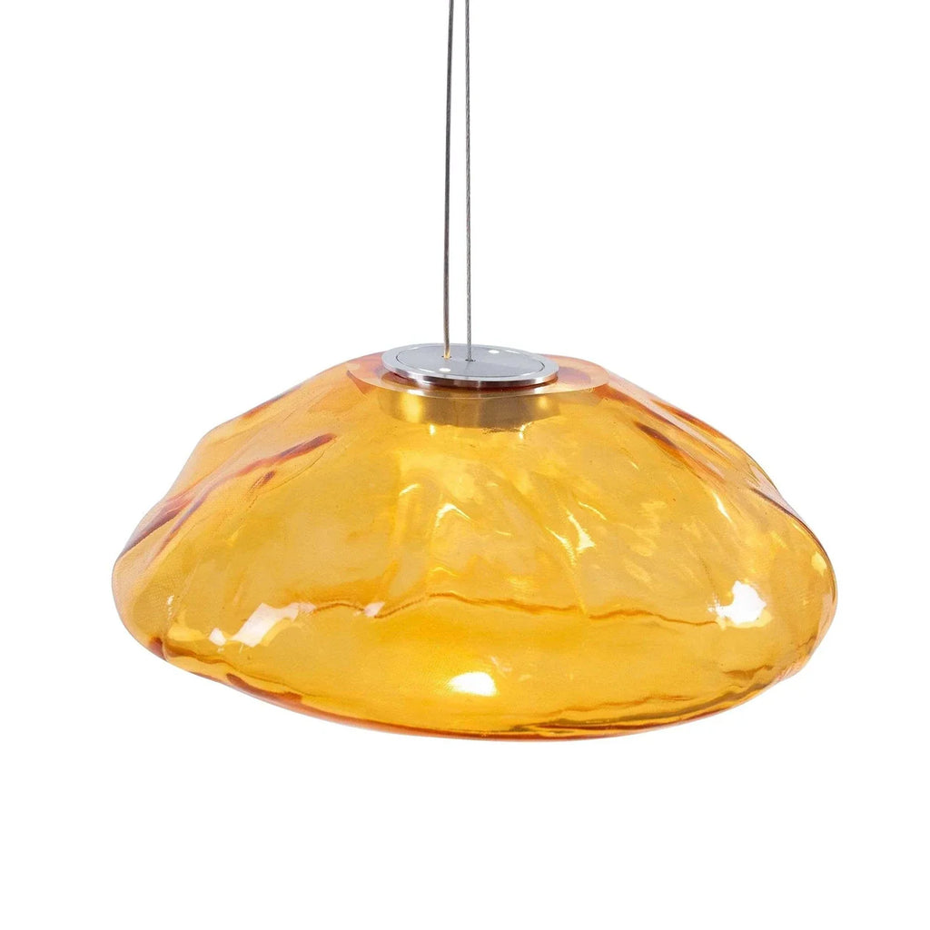 Halo Round Faceted Glass Chandelier