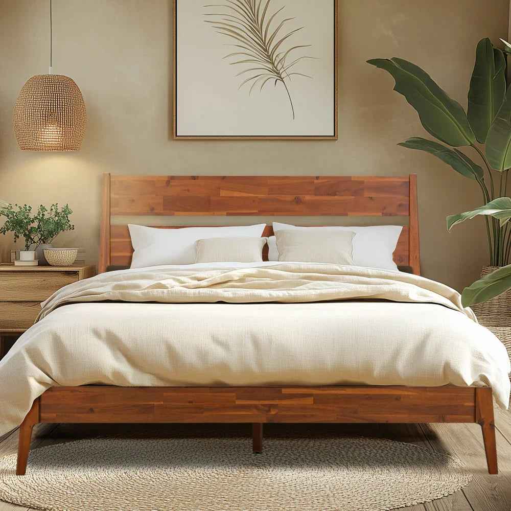 Callisto Solid Wood Bed Frame
