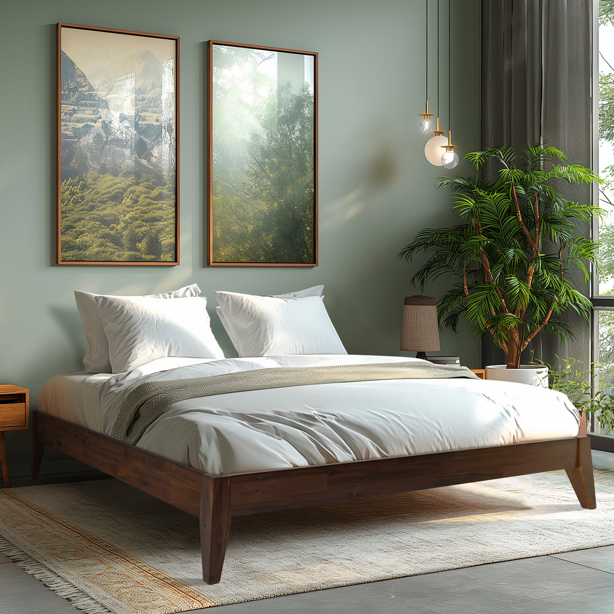 Mervyn Solid Wood Bed Frame