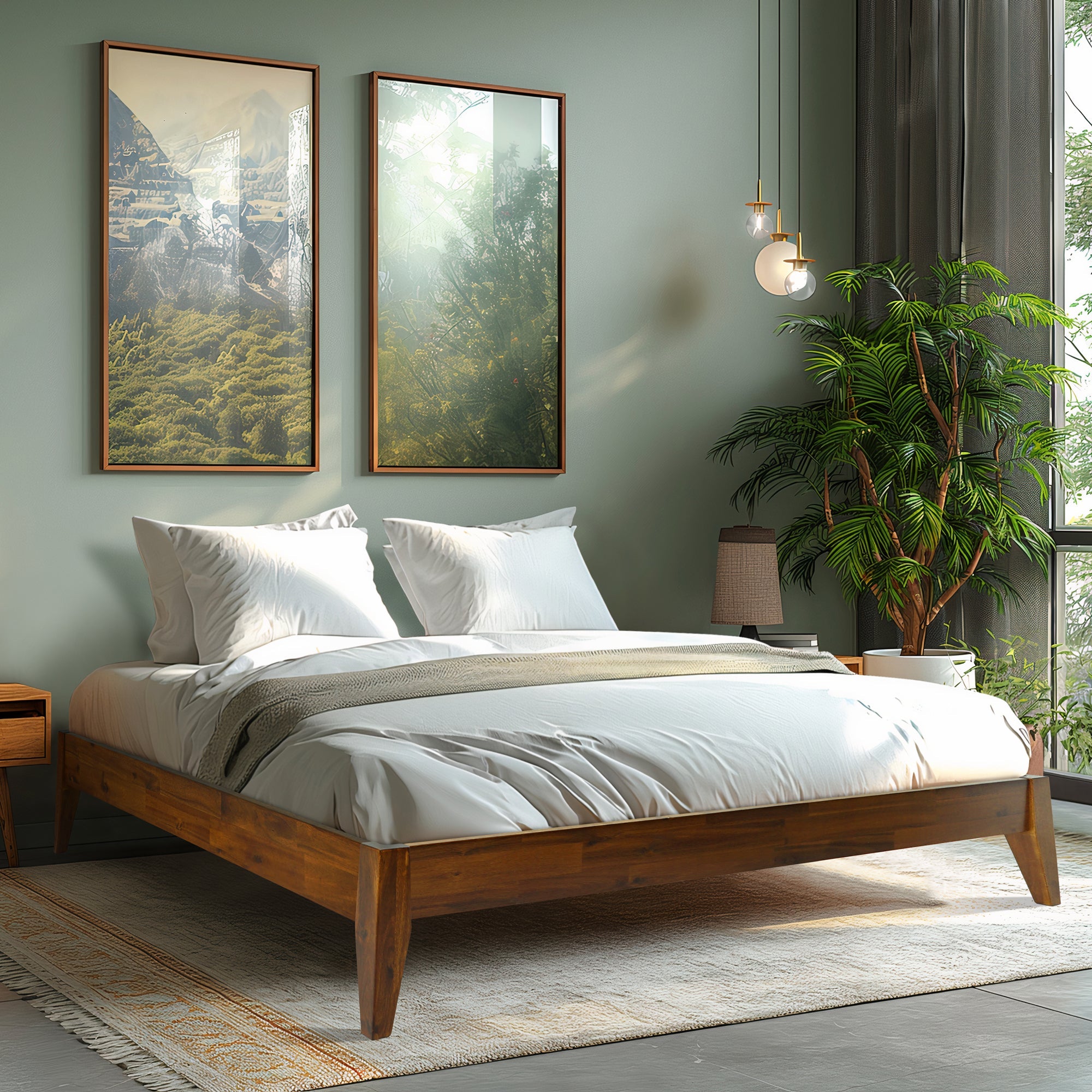 Mervyn Solid Wood Bed Frame