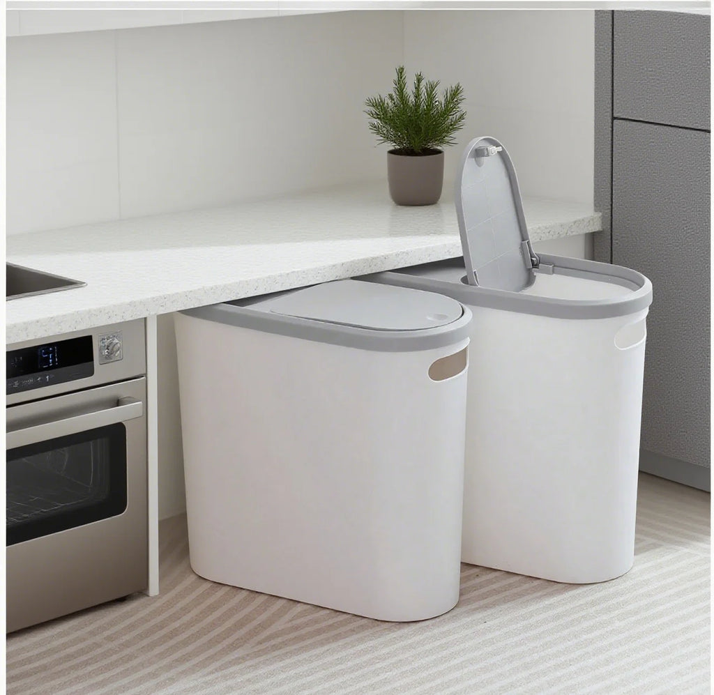 The simple design style trash can