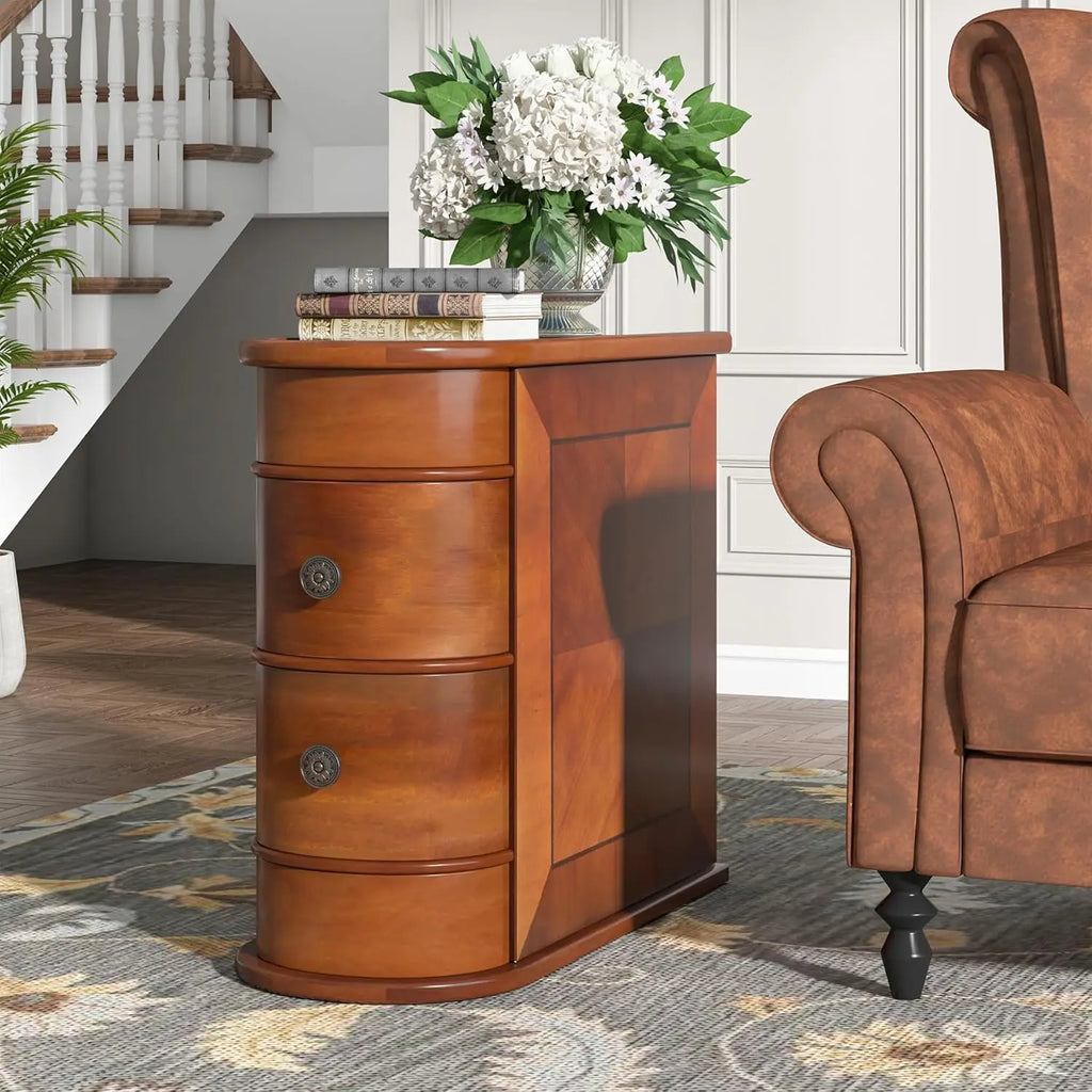 Wood End Table Set of 2