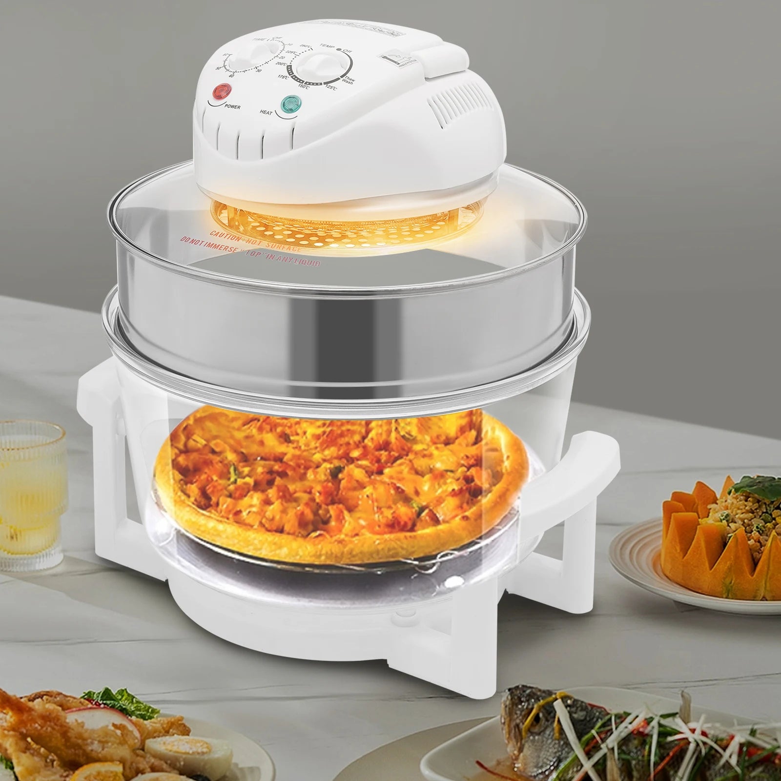 110V Qt Visual Air Fryer 1200-1400W