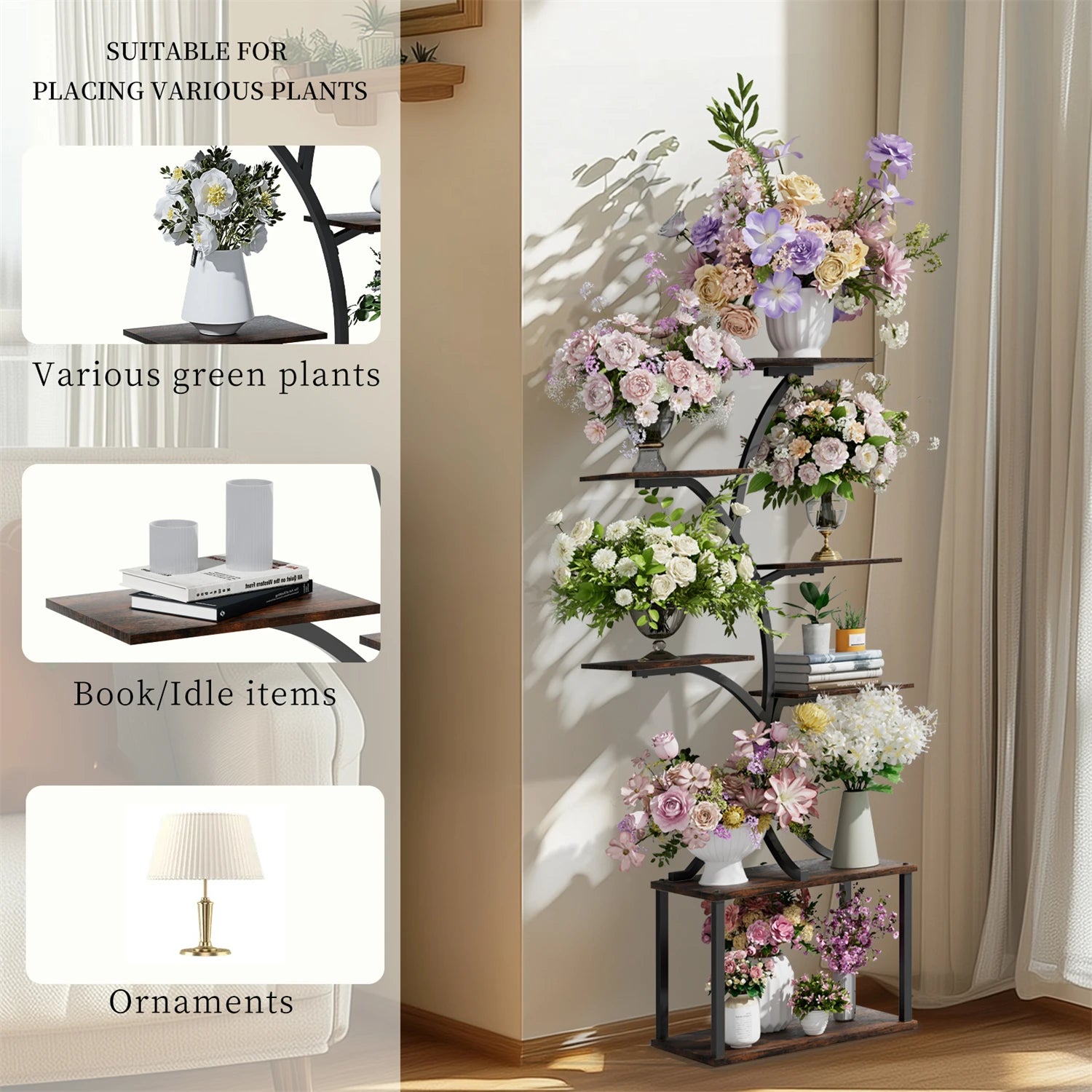 7 Tier Tree Shaped Plant Stand