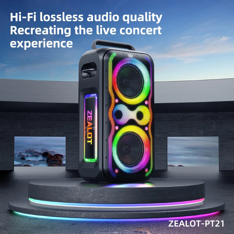 200W ZEALOT-PT21 Super Bass Party Speaker: