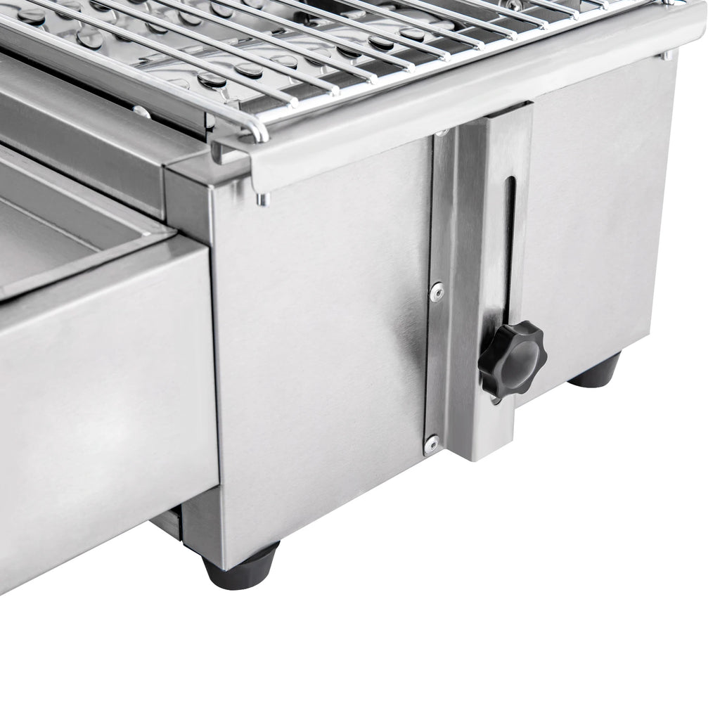 Professional 4-Burner Stainless Steel Smokeless Propane/LPG Gas Grill
