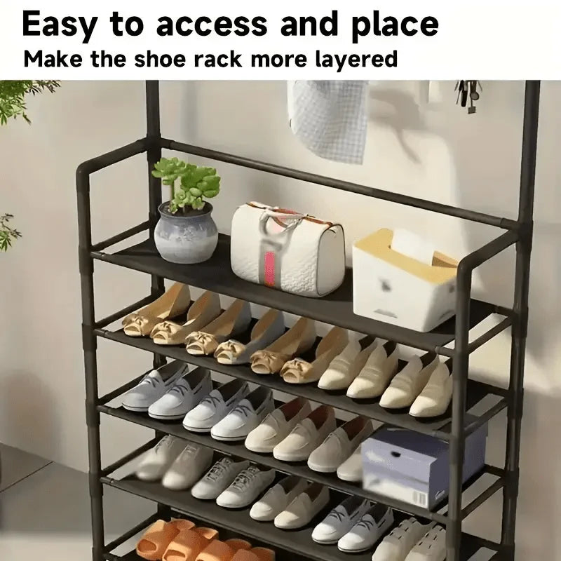 shoe storage racks, 5-tier hat racks with shelves