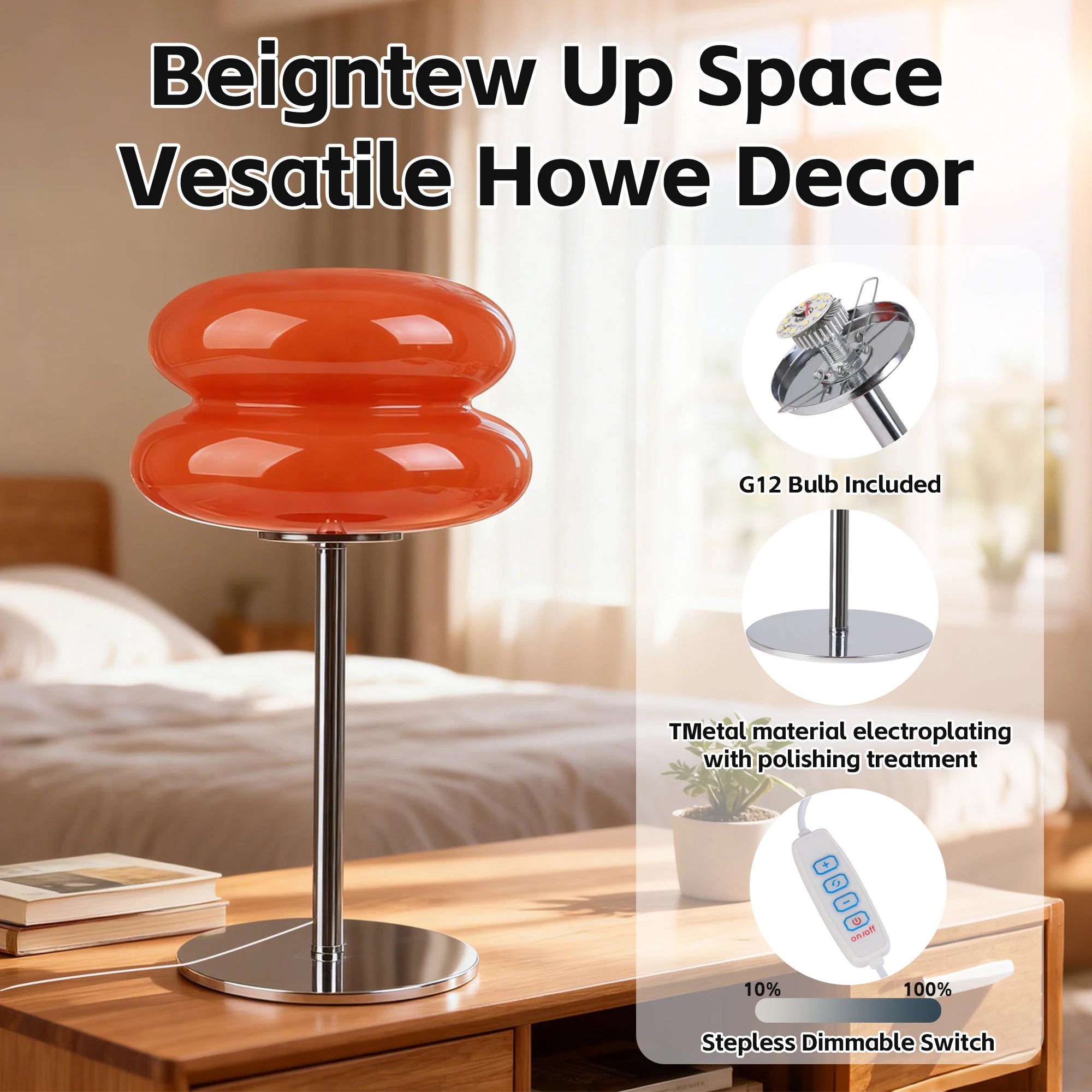 Macaron Glass Table Lamp