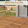 36PCS Patio Deck Tiles 12*12in