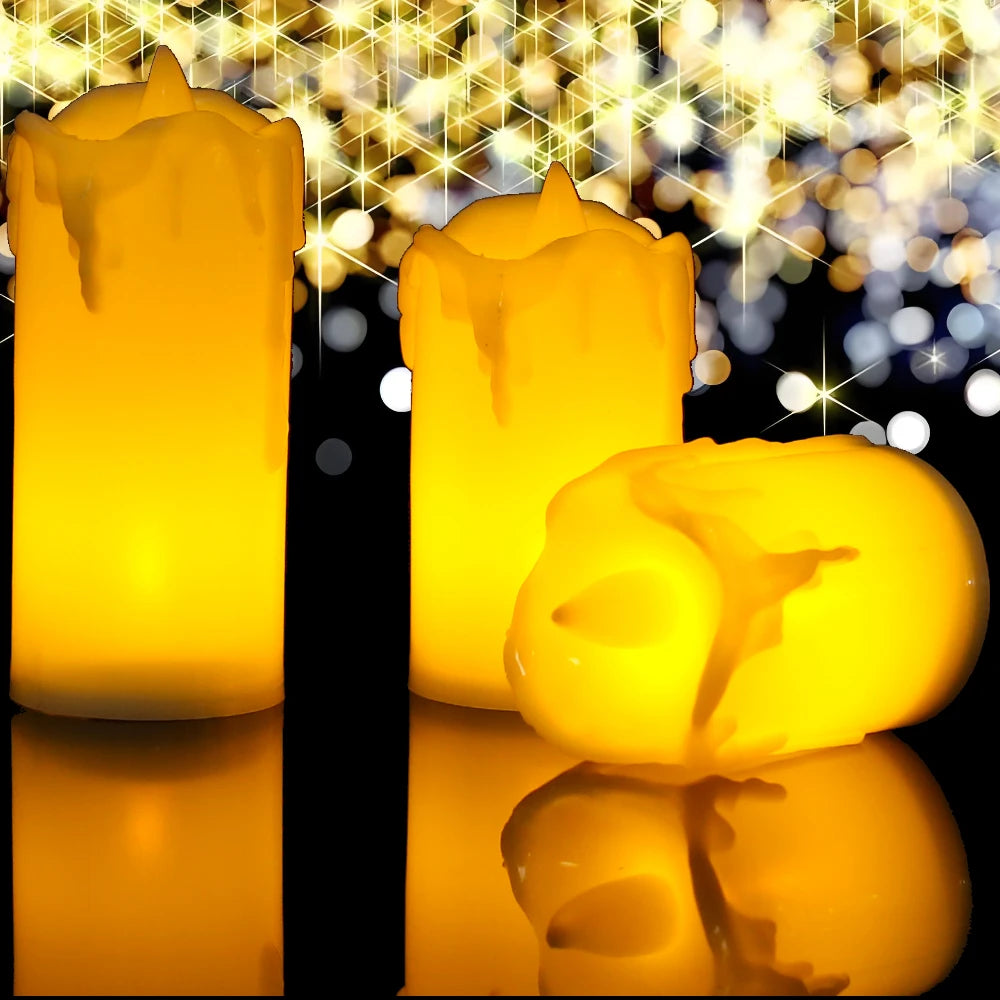 Flameless LED Votive Candles Set 100+Hour Lasting