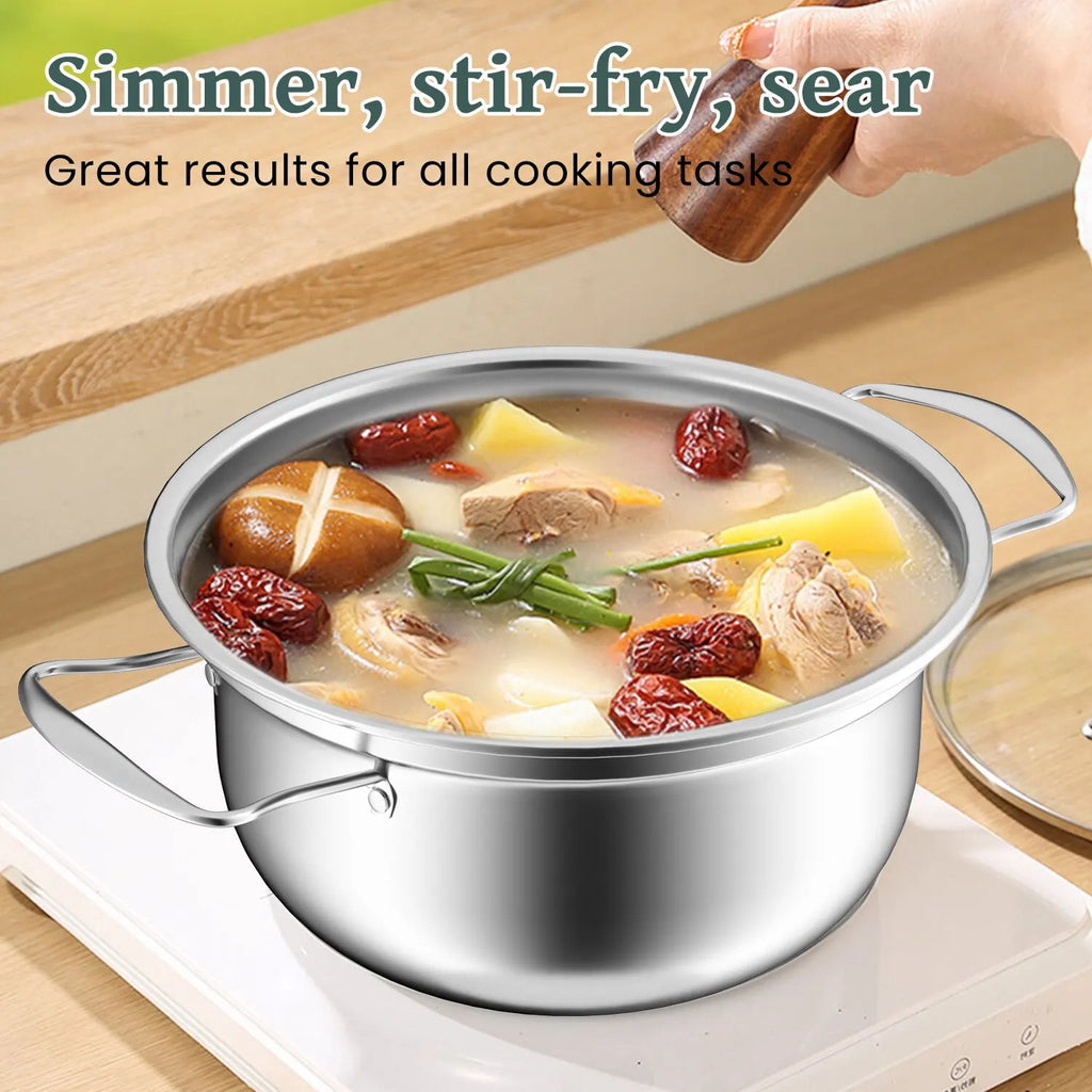 15 pcs Stainless Steel cookware set