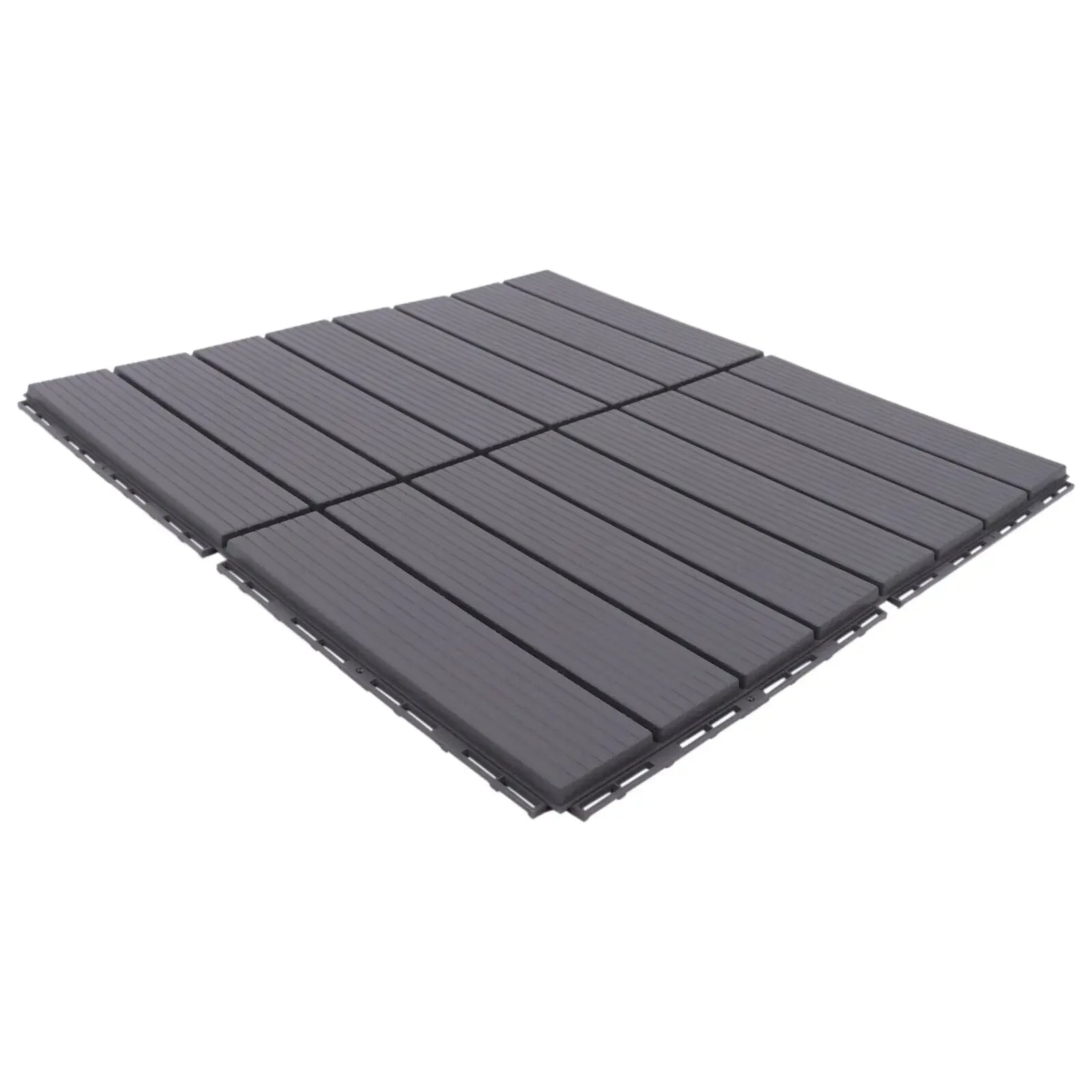 22 Pack Outdoor Patio Deck, Deck Flooring Tile Garden Balconies Flooring Interlocking Decking Tile, 12*12 In