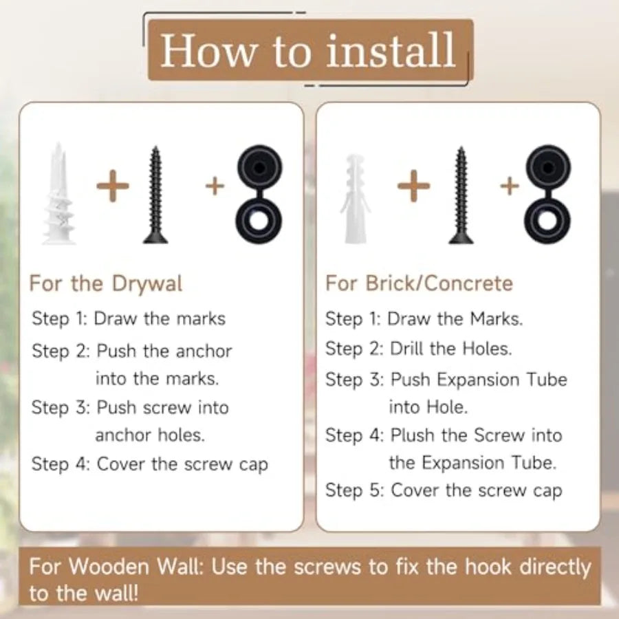 Ceiling Hooks for Hanging Plants