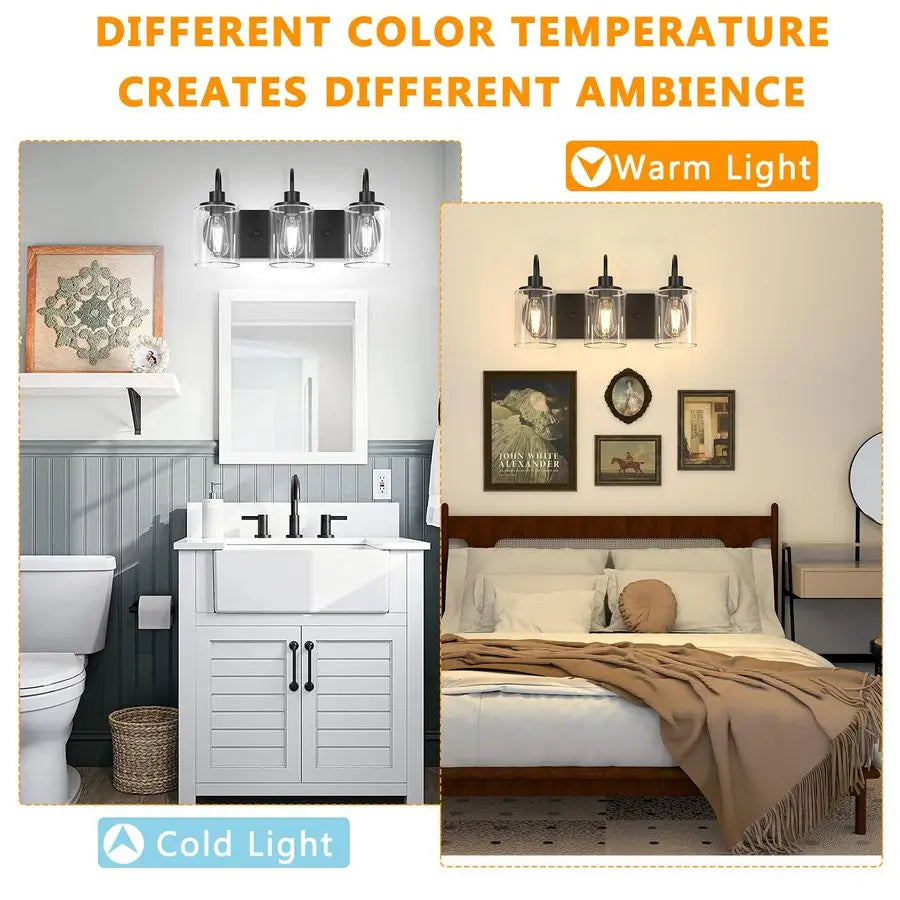 Black Vanity Light Farmhouse Wall Sconces
