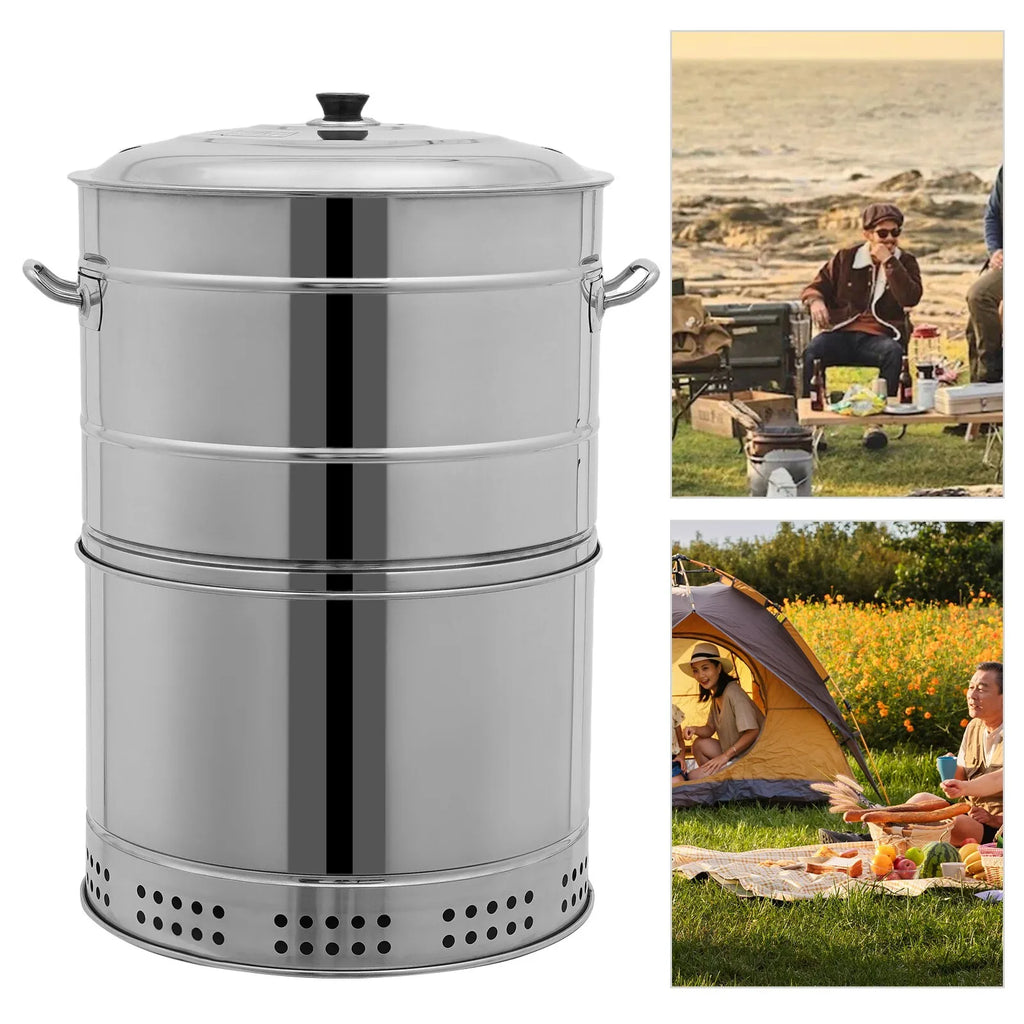 Stainless Steel Charcoal Grill