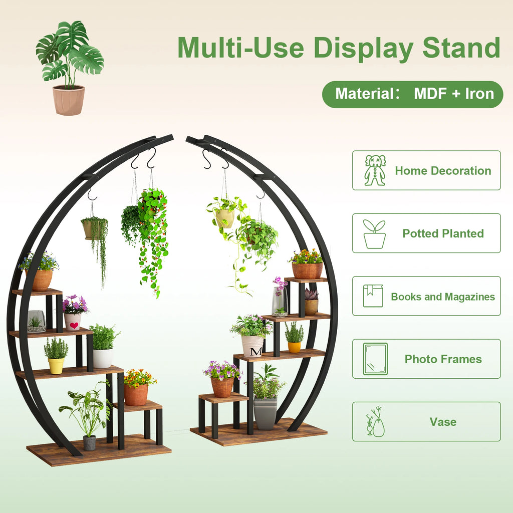 5 Tier Metal Flower Plant Stand