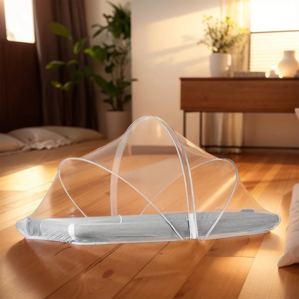 Foldable Mosquito Net Breathable Folding Crib Cover Bassinet Mosquito Net Cover for Baby Crib To Keep Cats/Bugs Out