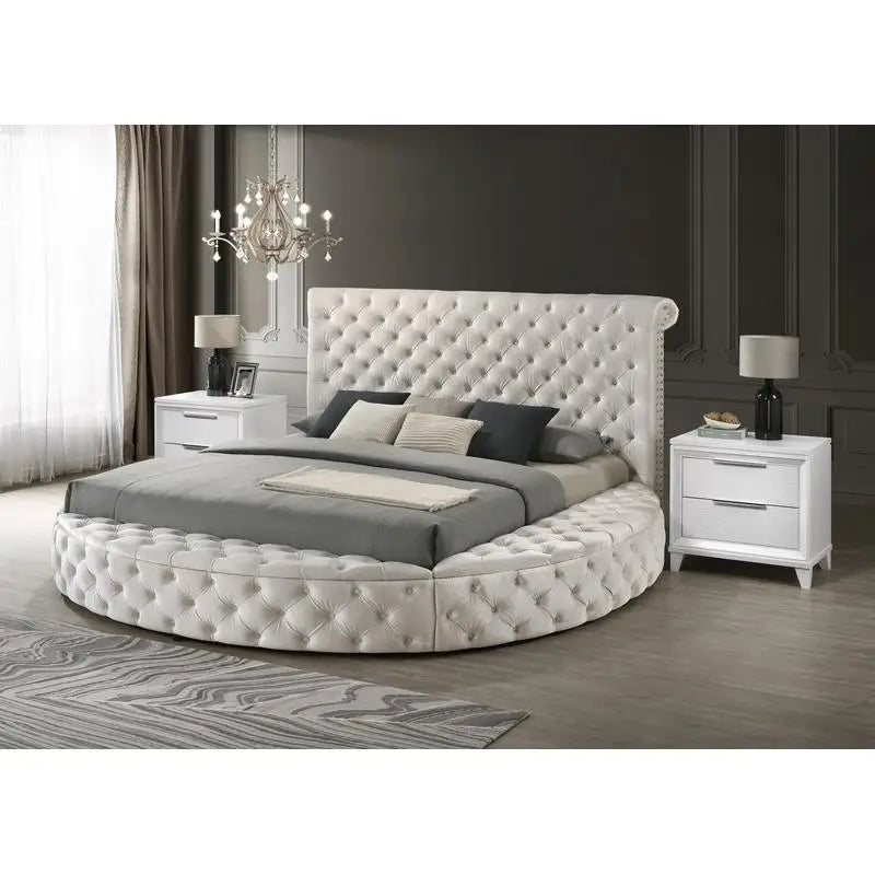 3pc Queen Size Wooden Furniture Storage Bed Set