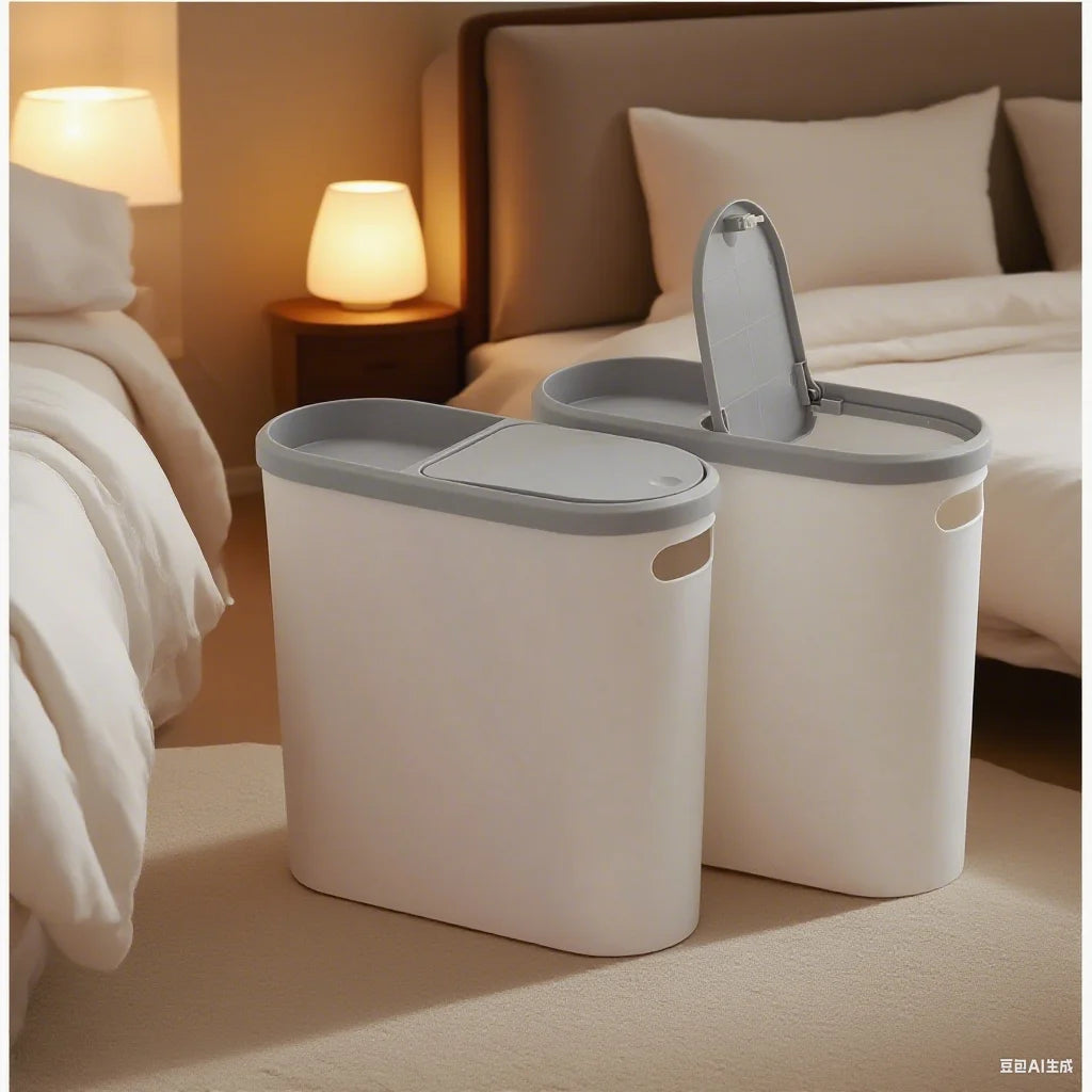 The simple design style trash can