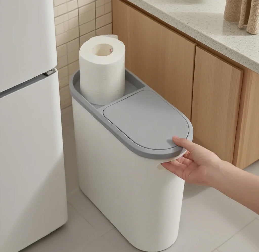 The simple design style trash can