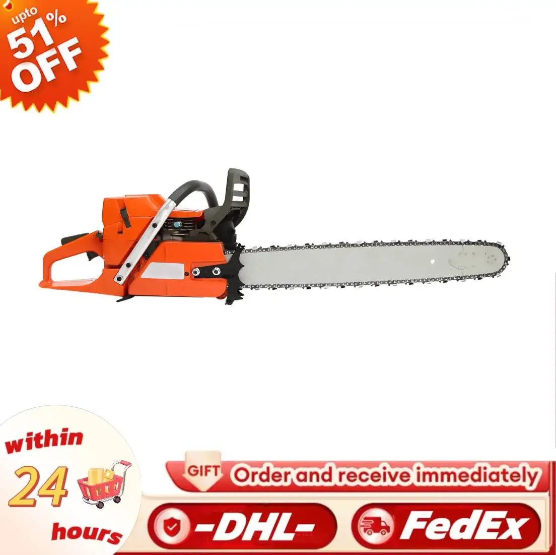 24 inch Gasoline Powered  Chain Saw