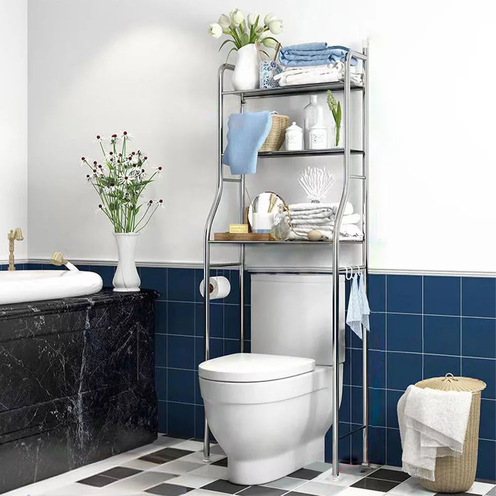 Freestanding Over Toilet Storage Shelf,2/3-Tier