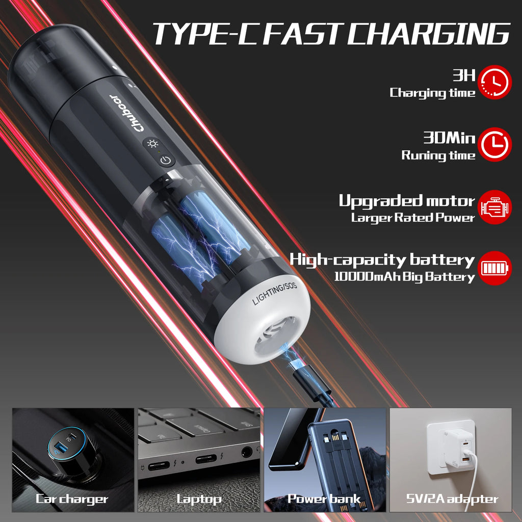 Car Vacuum Cleaner Powerful Wireless Cleaner Strong Suction