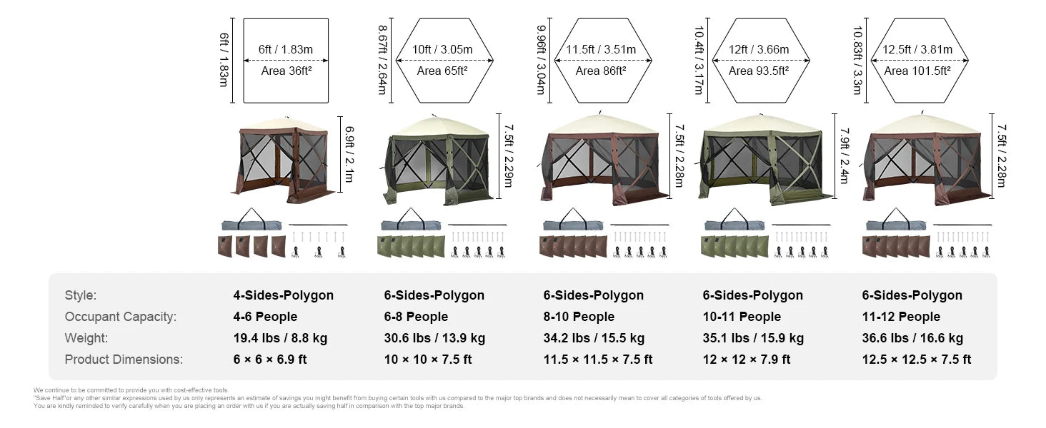 Pop Up Gazebo Tent