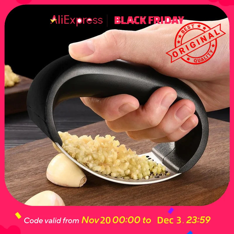 Stainless Steel Garlic Press