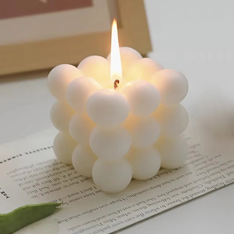 Creative Ball-Shaped Soy Wax Magic Cube Aromatherapy Candle