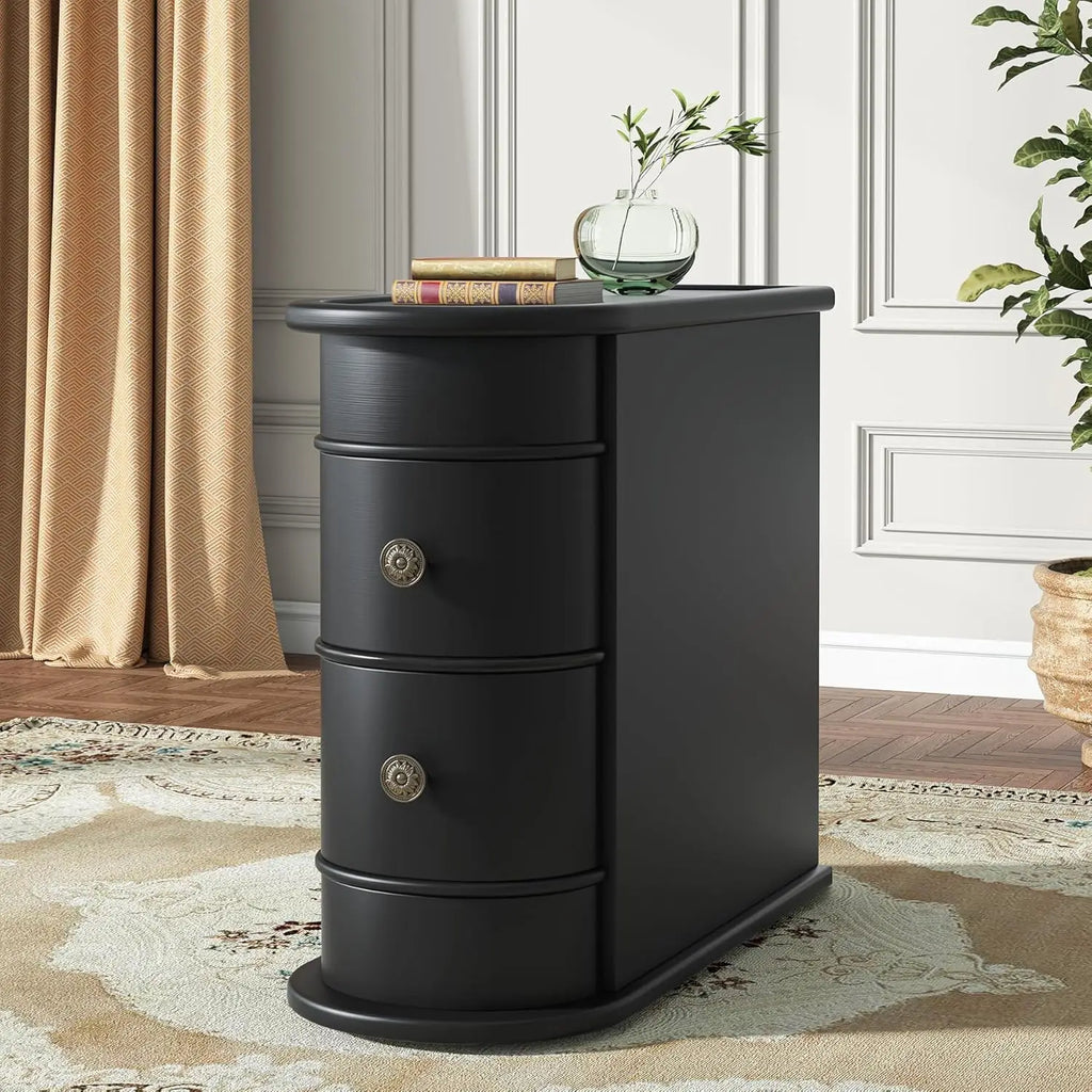 Wood End Table Set of 2