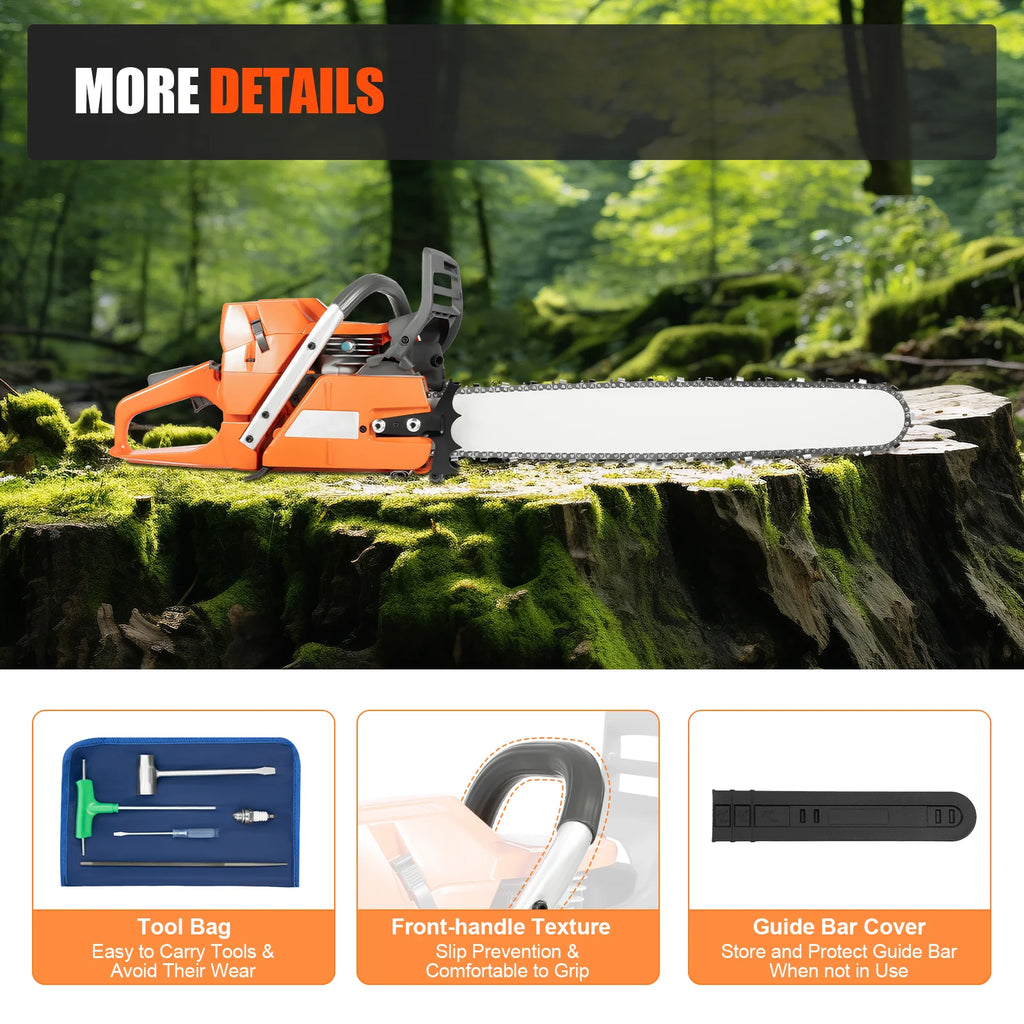 24 inch Gasoline Powered  Chain Saw